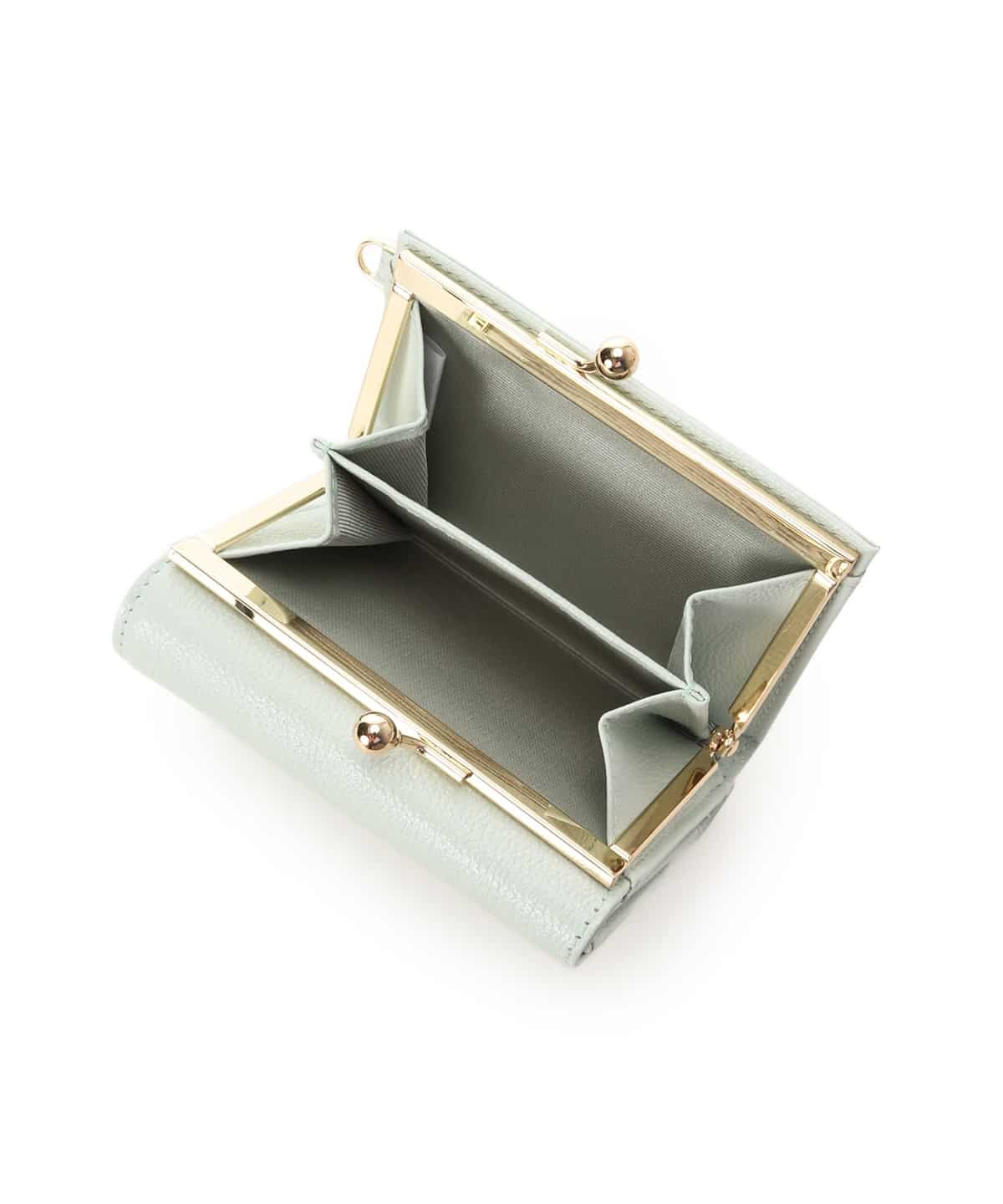 フラワービット 折財布 ミント 00