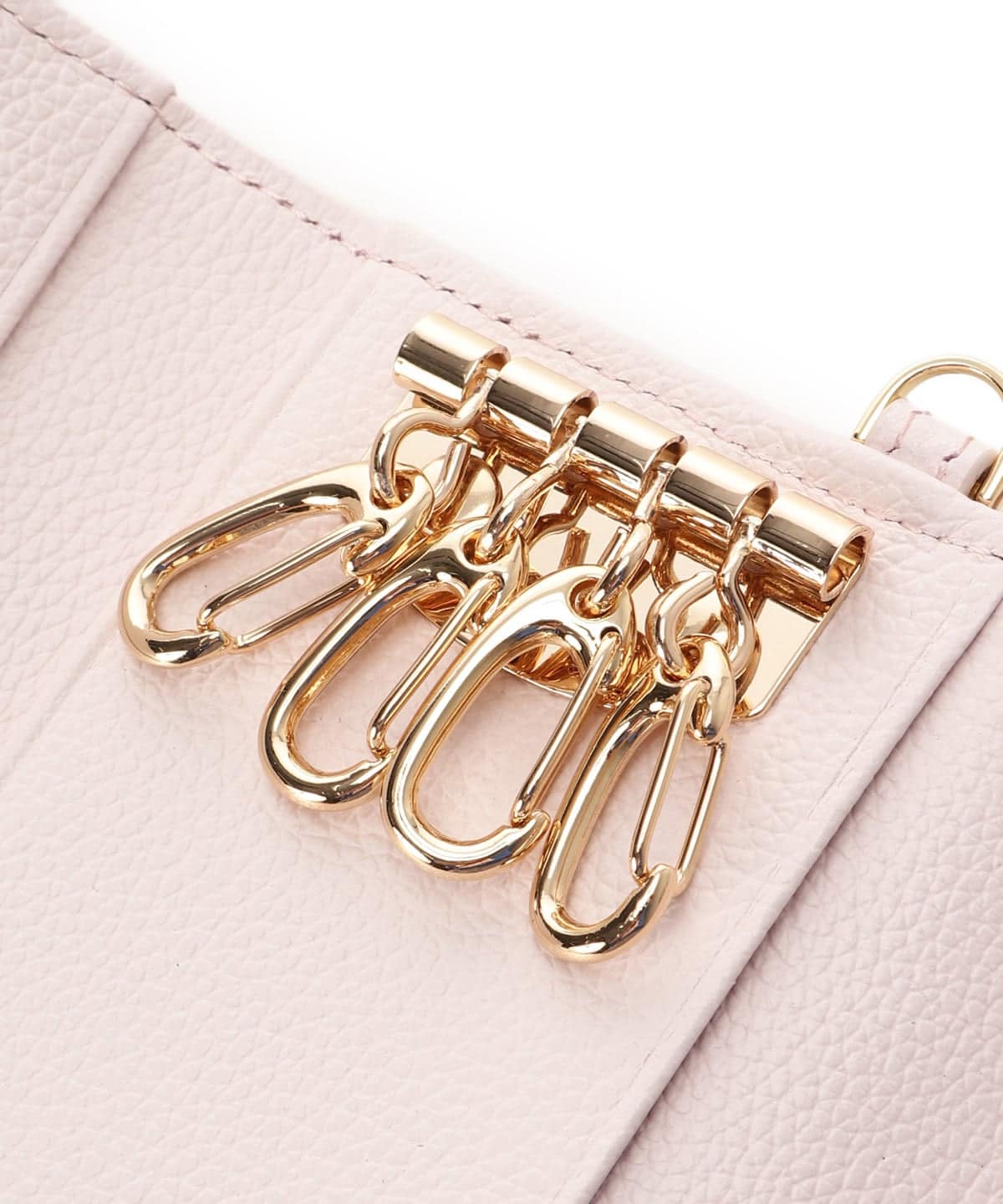 フラワービット キーケース ピンク 00