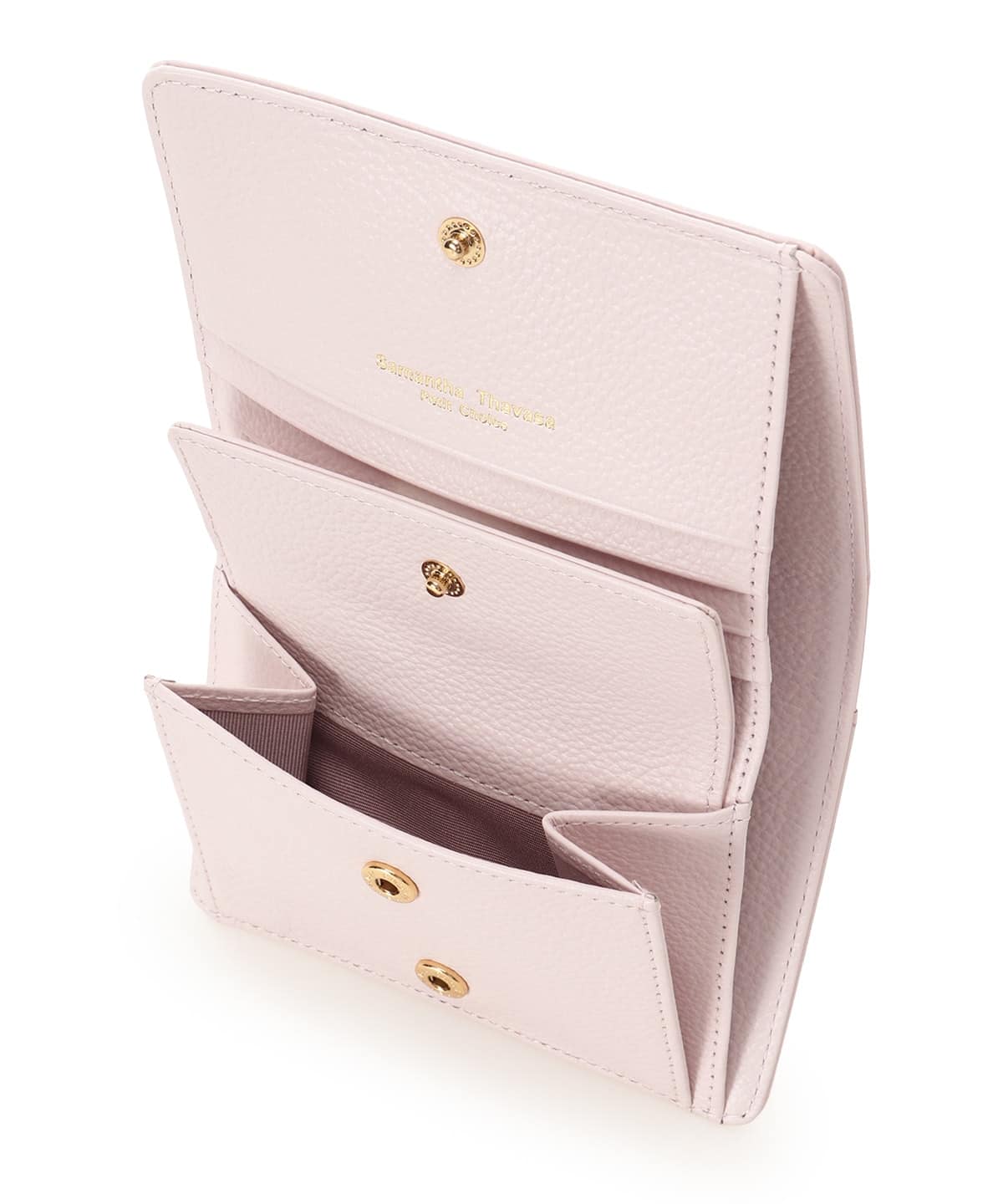 プチハート 二つ折り財布 ピンクベージュ 00