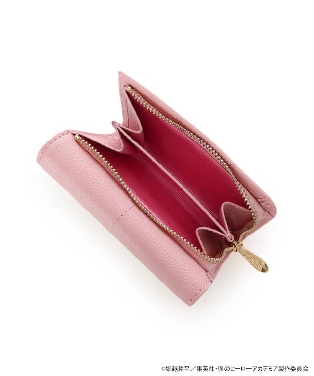 『僕のヒーローアカデミア』「麗日お茶子」コレクション 折財布 ベビーピンク 00
