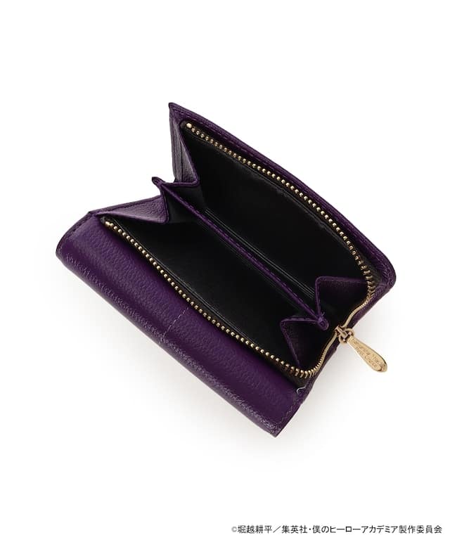 『僕のヒーローアカデミア』「死柄木弔」コレクション 折財布 レッドパープル 00