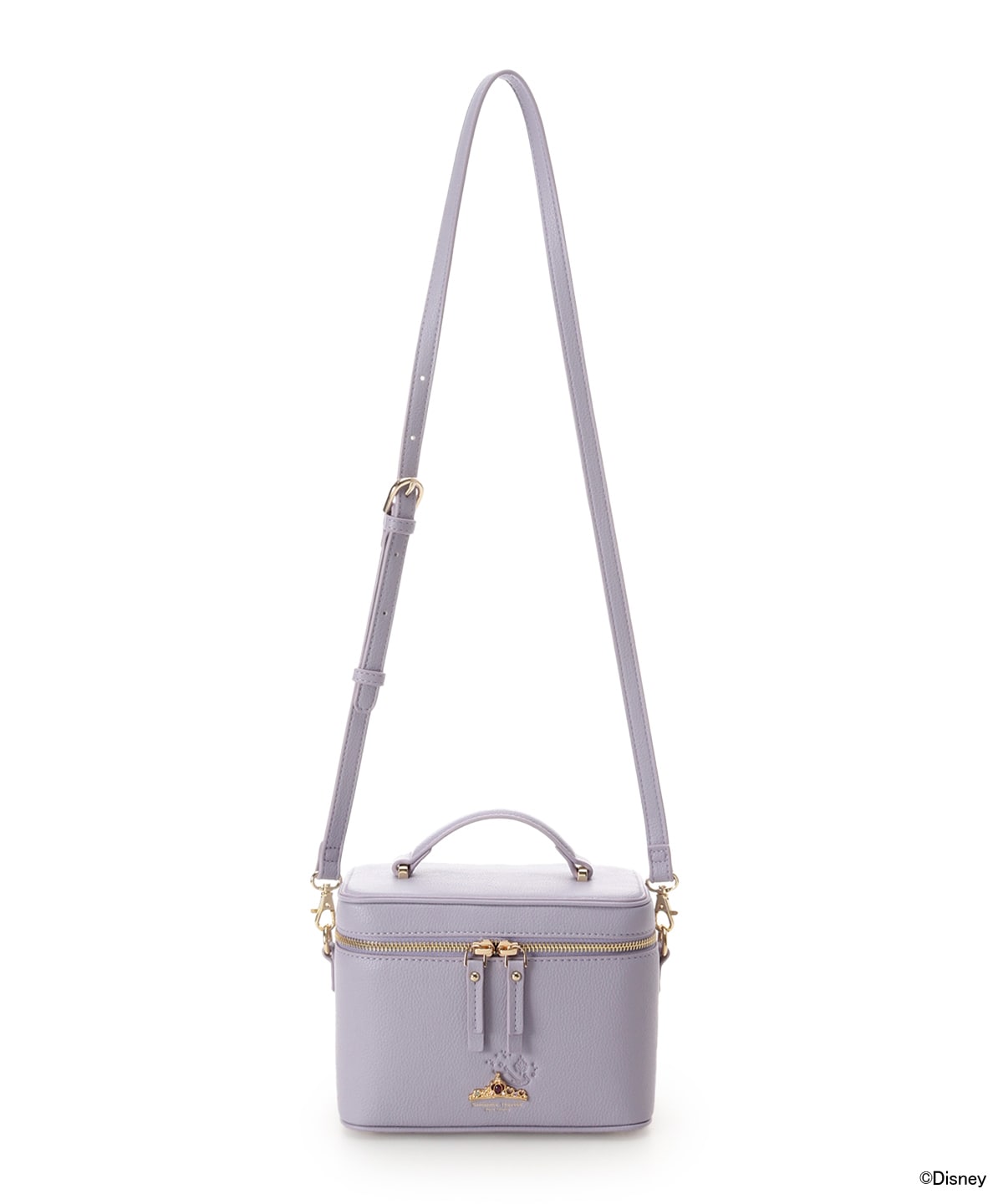 「ディズニープリンセスコレクション」バニティバッグ パープル 00