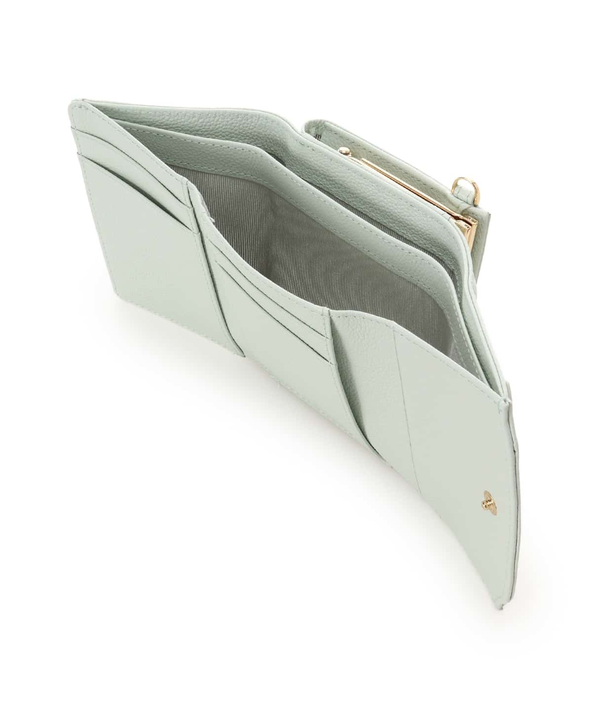 フラワービット 折財布 ミント 00