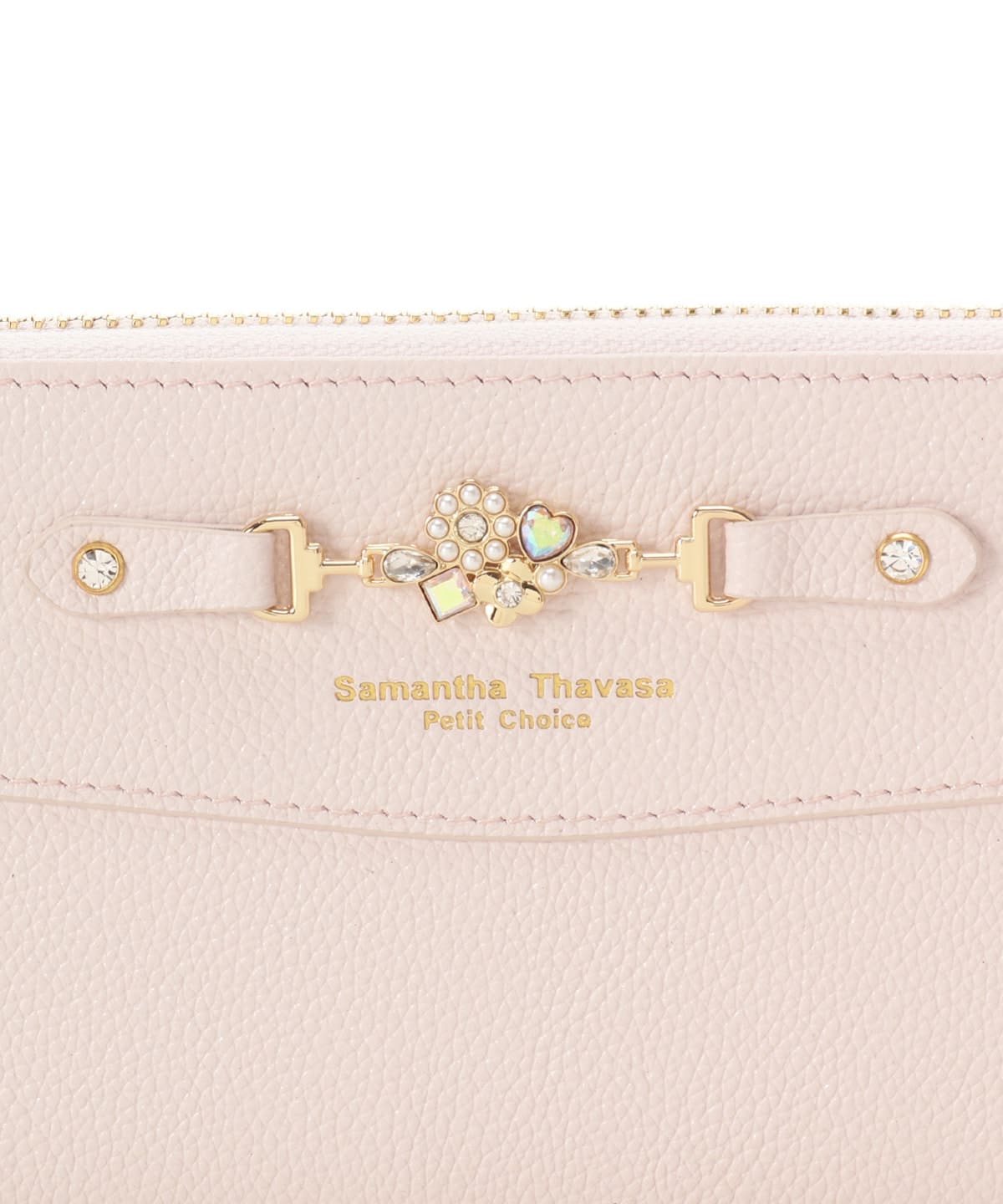 フラワービット 長財布 ピンク 00