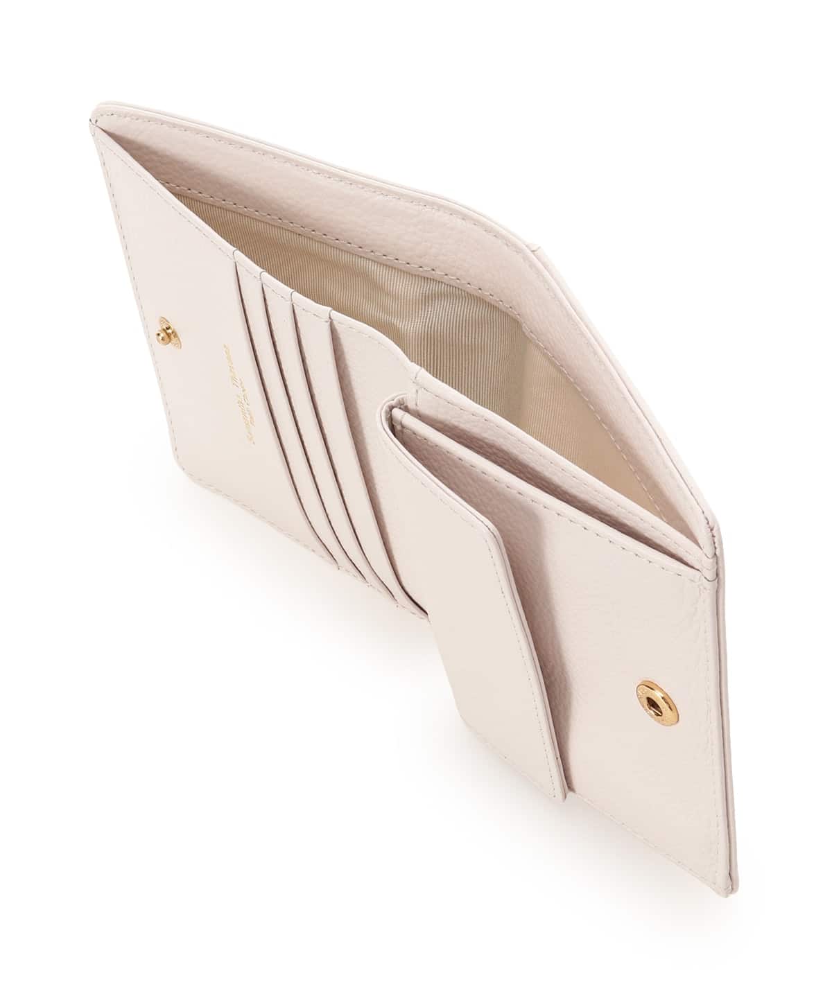 プチハート 二つ折り財布 オフホワイト 00