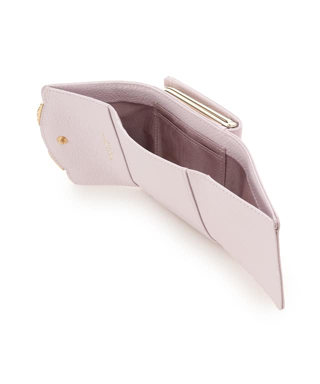 サイドフラワー 折財布 ベビーピンク 00