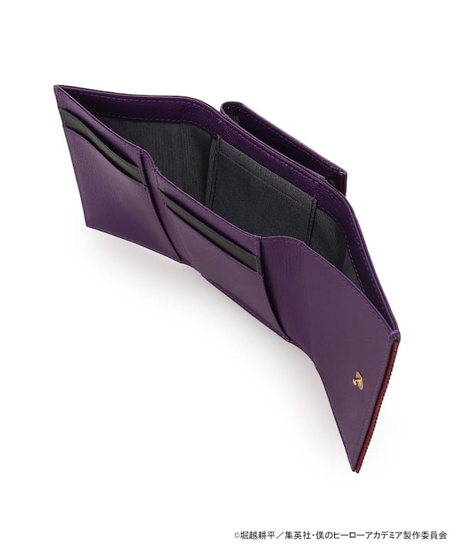 『僕のヒーローアカデミア』「死柄木弔」コレクション 折財布 レッドパープル 00