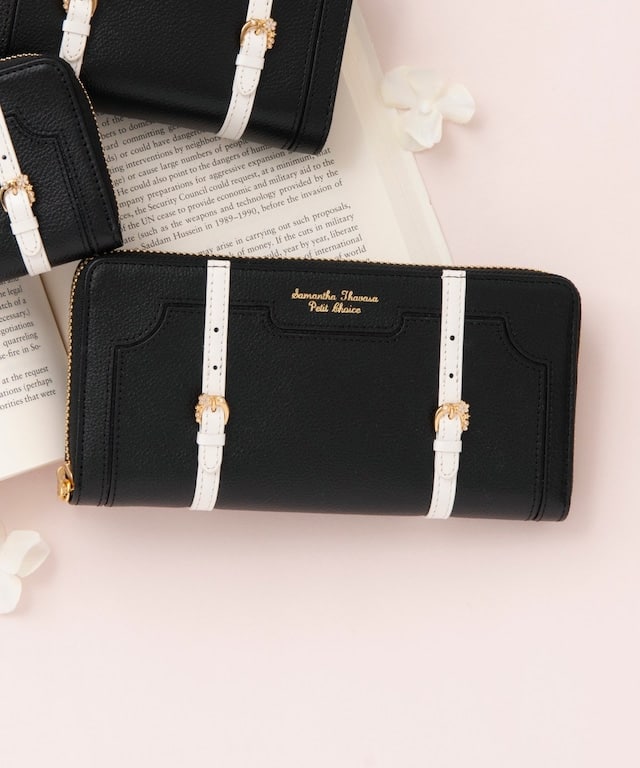 トロッターケースモチーフ 長財布(ブラック)｜ サマンサタバサ プチ