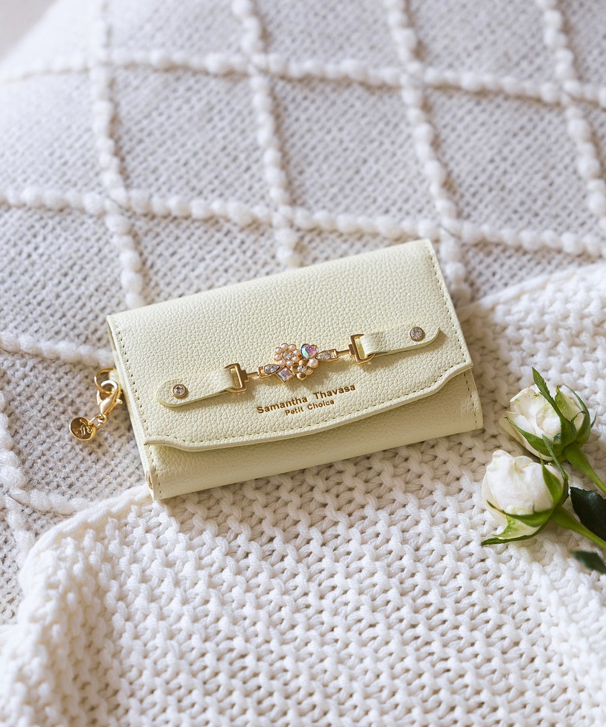 フラワービット キーケース イエロー 00