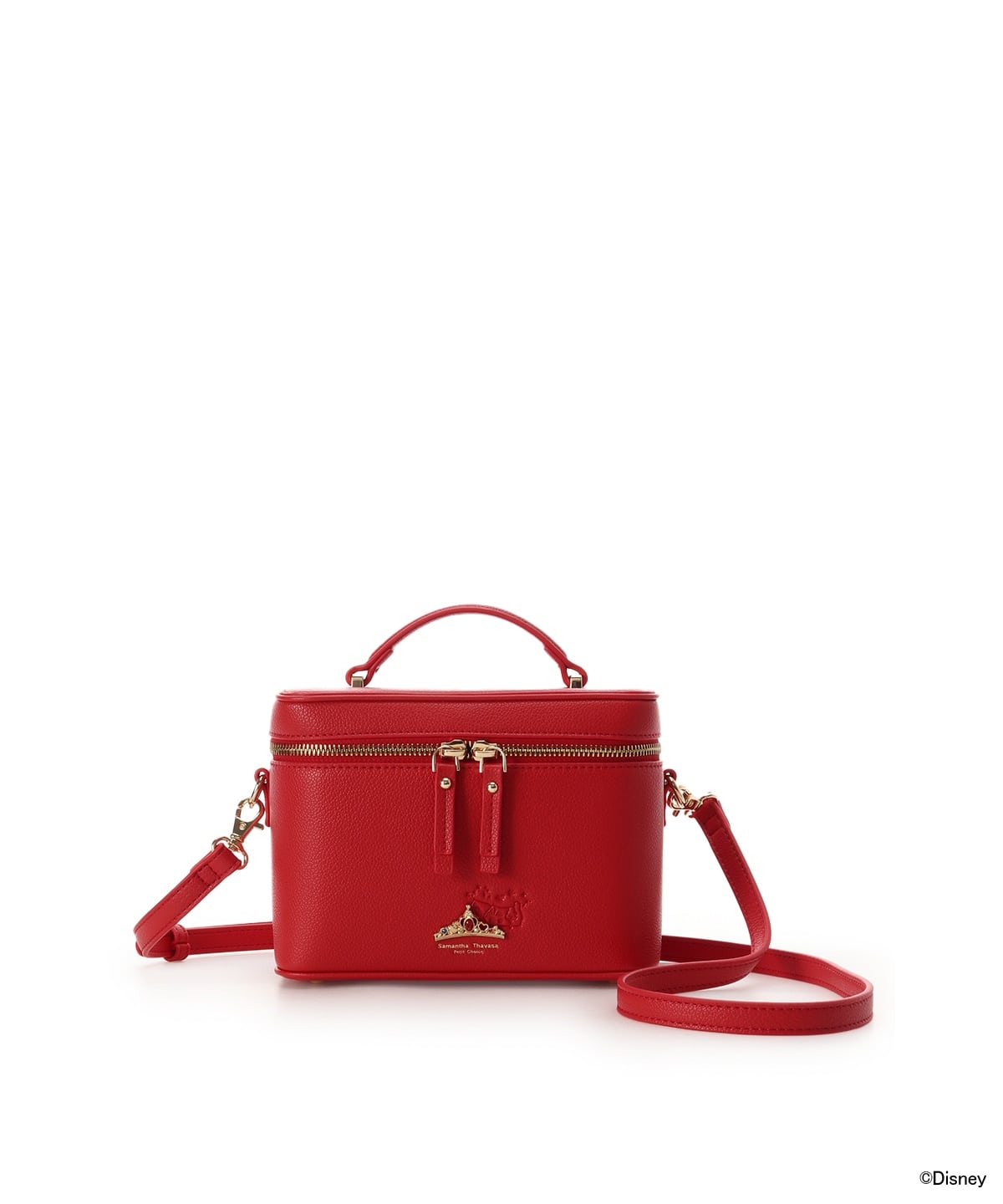 「ディズニープリンセスコレクション」バニティバッグ レッド 00