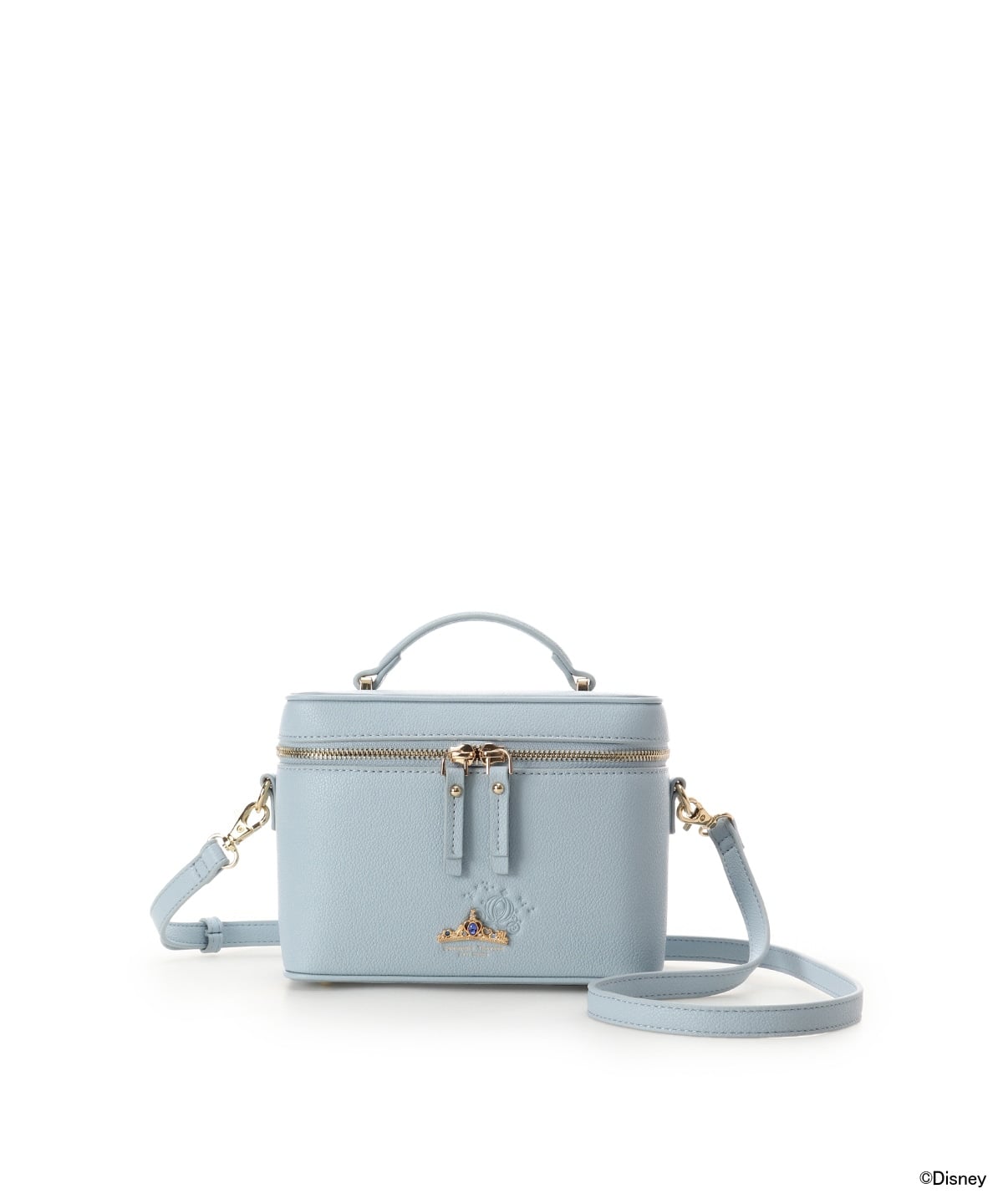 「ディズニープリンセスコレクション」バニティバッグ ライトブルー 00