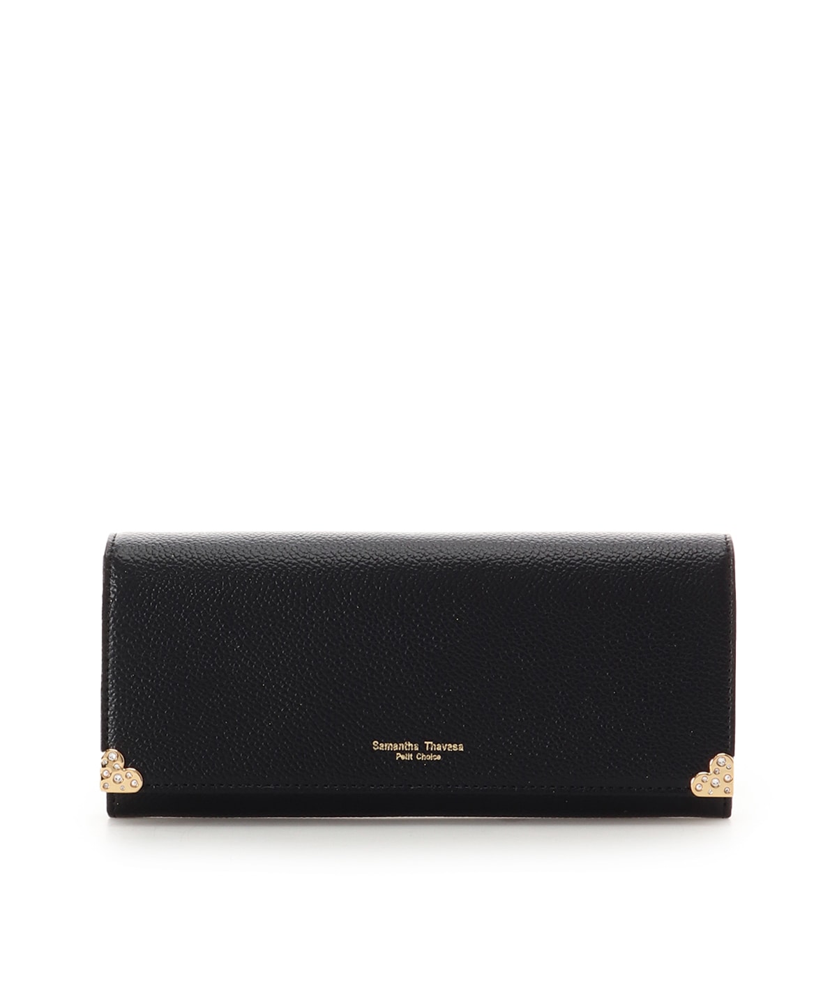 ハート金具 長財布 ブラック 00