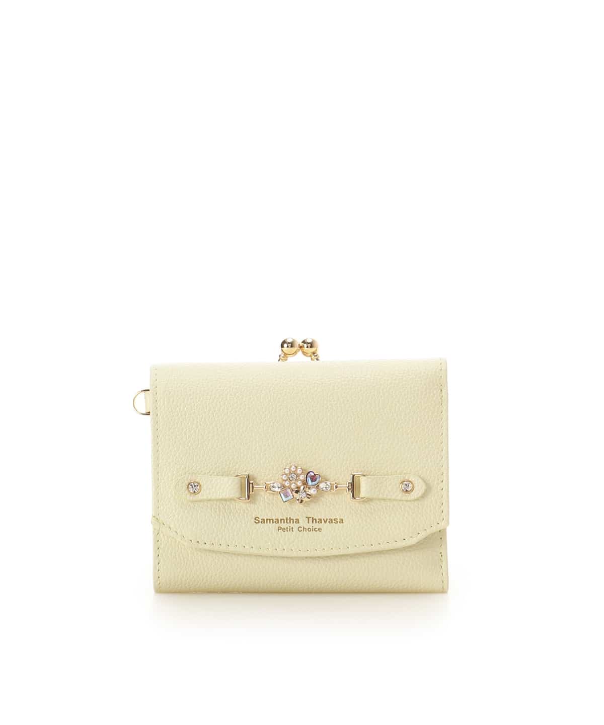 フラワービット 折財布 イエロー 00