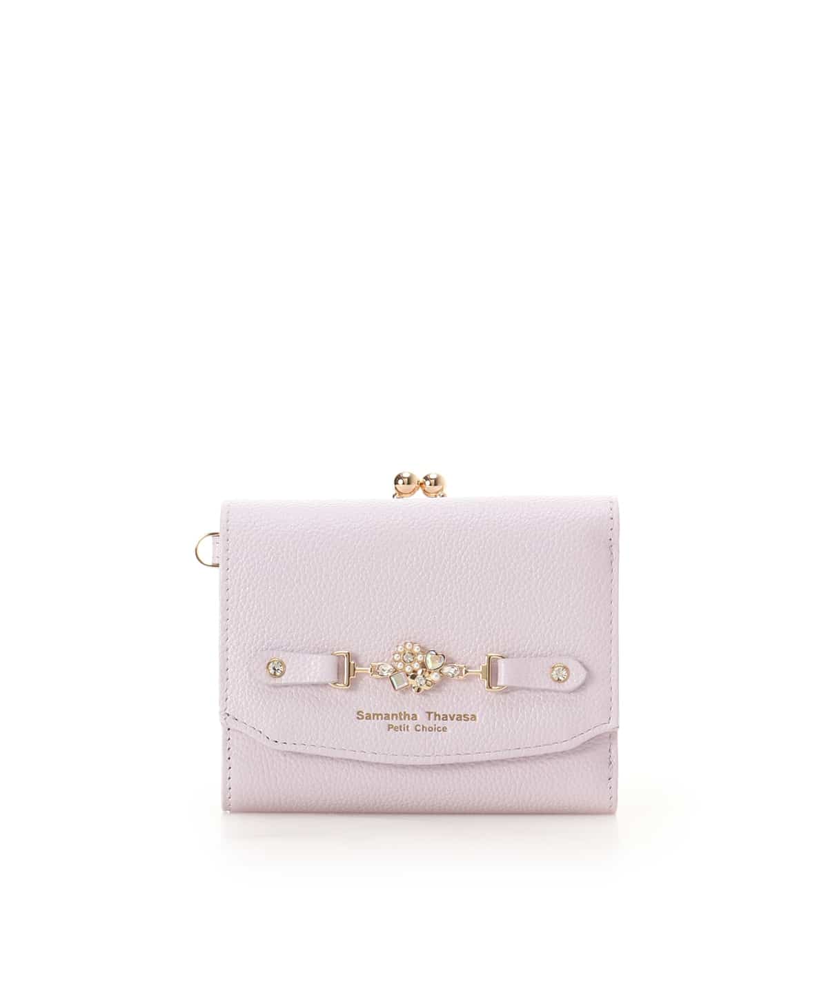 フラワービット 折財布 ラベンダー 00