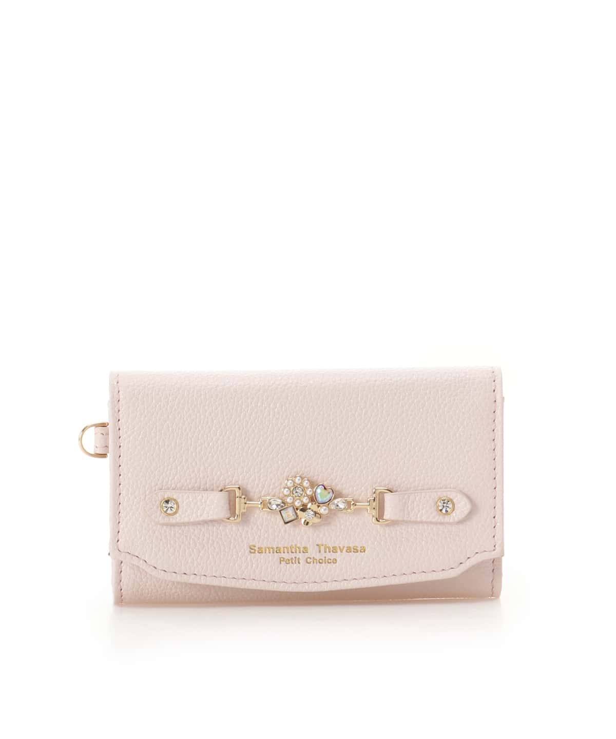 フラワービット キーケース ピンク 00