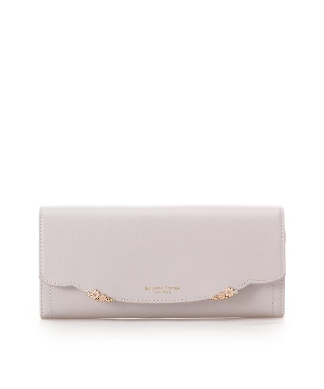 サイドフラワー 長財布