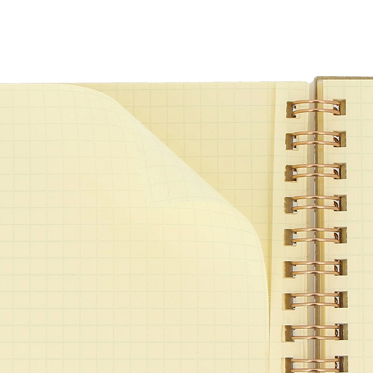 ロルバーン ポケット付メモ miffy L（B：ダークブルー）