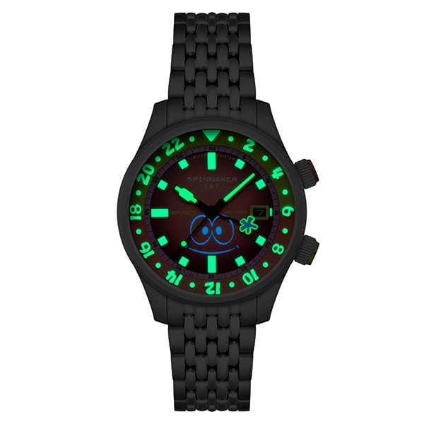 SPINNAKER スピニカー BRADNER GMT AUTOMATIC Sponge Bob Collaboration ブラッドナー GMT オートマティック スポンジ ボブ コラボレーション パトリック チックタック限定 SP-5162-44 自動巻 メンズ