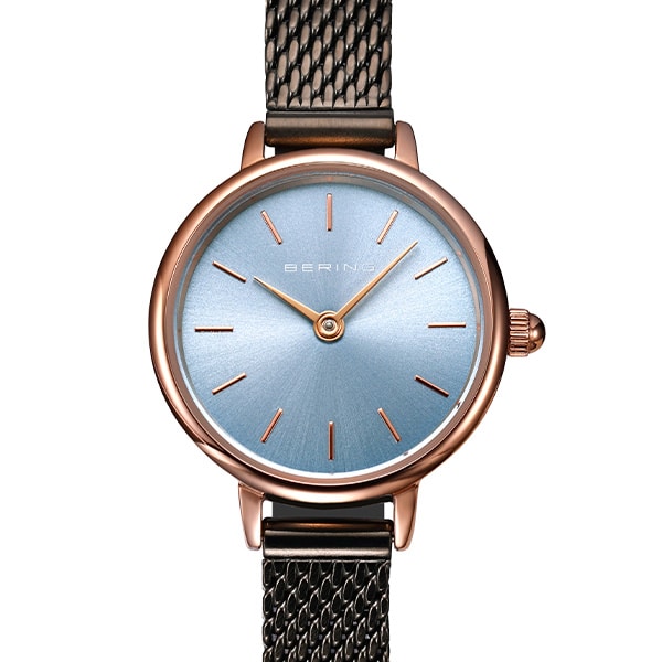 BERING Classic Mini Ice Blue Collection 11022-368 クォーツ レディース