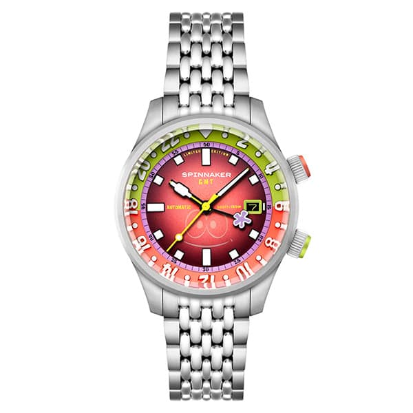 SPINNAKER スピニカー BRADNER GMT AUTOMATIC Sponge Bob Collaboration ブラッドナー GMT オートマティック スポンジ ボブ コラボレーション パトリック チックタック限定 SP-5162-44 自動巻 メンズ