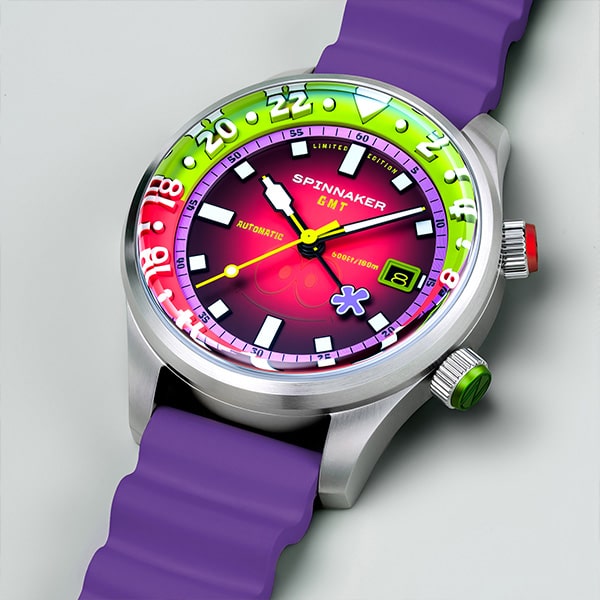 SPINNAKER スピニカー BRADNER GMT AUTOMATIC Sponge Bob Collaboration ブラッドナー GMT オートマティック スポンジ ボブ コラボレーション パトリック チックタック限定 SP-5162-44 自動巻 メンズ