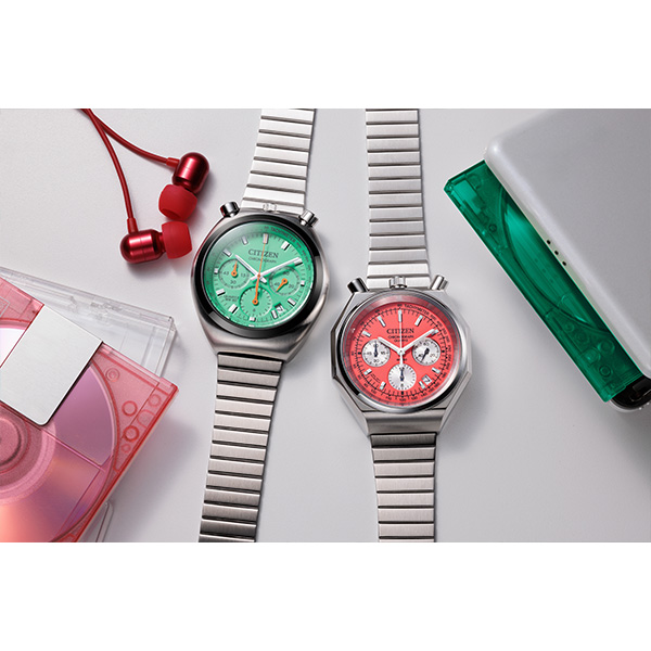 RECORD LABEL レコードレーベル TSUNO CHRONO Custom PLAYGROUND Edition 特定店限定モデル AN3700-89Z クォーツ メンズ