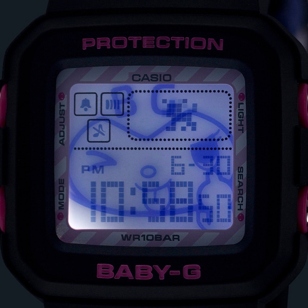 BABY-G BABY-G＋PLUS（ベイビージープラス） クロミ コラボレーションモデル BGD-10KKM-1JR クォーツ デジタル レディース