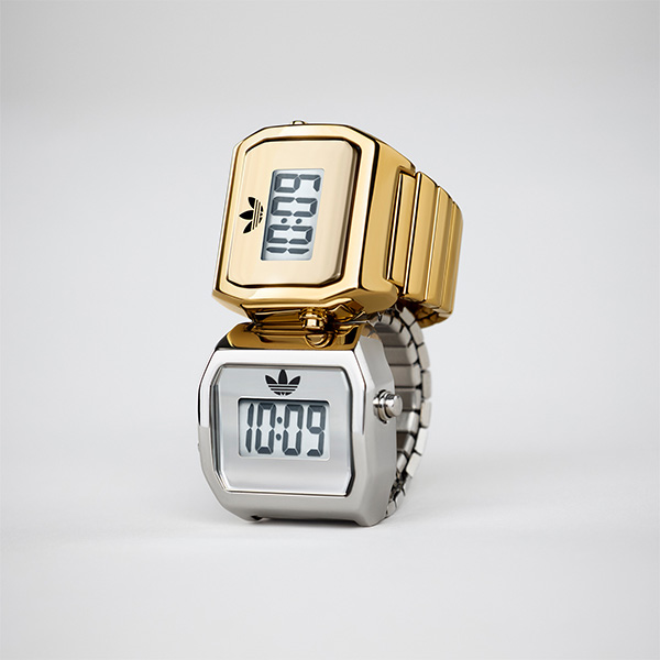 adidas アディダス DIGITAL TWO RING デジタルツーリング AOST26036 クォーツ ユニセックス