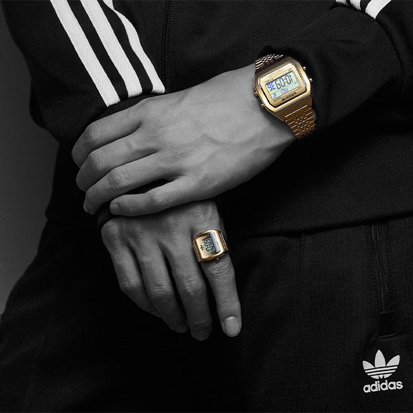 adidas アディダス DIGITAL TWO RING デジタルツーリング AOST26036 クォーツ ユニセックス