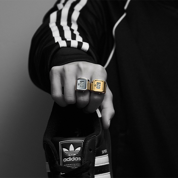 adidas アディダス DIGITAL TWO RING デジタルツーリング AOST26036 クォーツ ユニセックス
