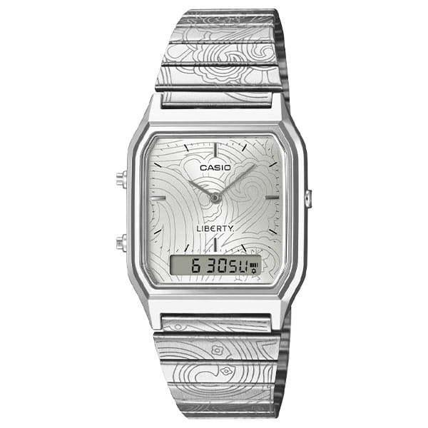 CASIO カシオ クラシック リバティ コラボレーションモデル AQ-230ELT-7AJR アナデジ クォーツ ユニセックス