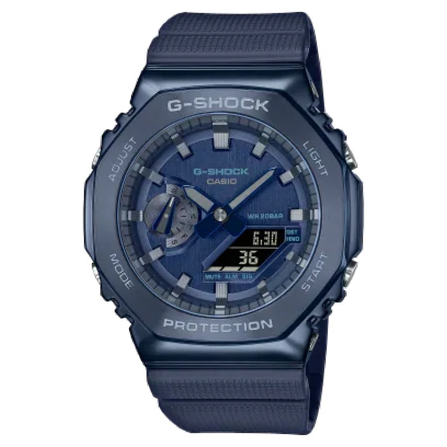カシオ CASIO G-SHOCK GSHOCK ジーショック GM-2100N-2AJF 耐衝撃構造（ショックレジスト）20気圧防水 アナログデジタルコンビネーション メタルベゼル オクタゴン（八角形）ケースモデル 腕時計 国内正規品 2AJF FREE