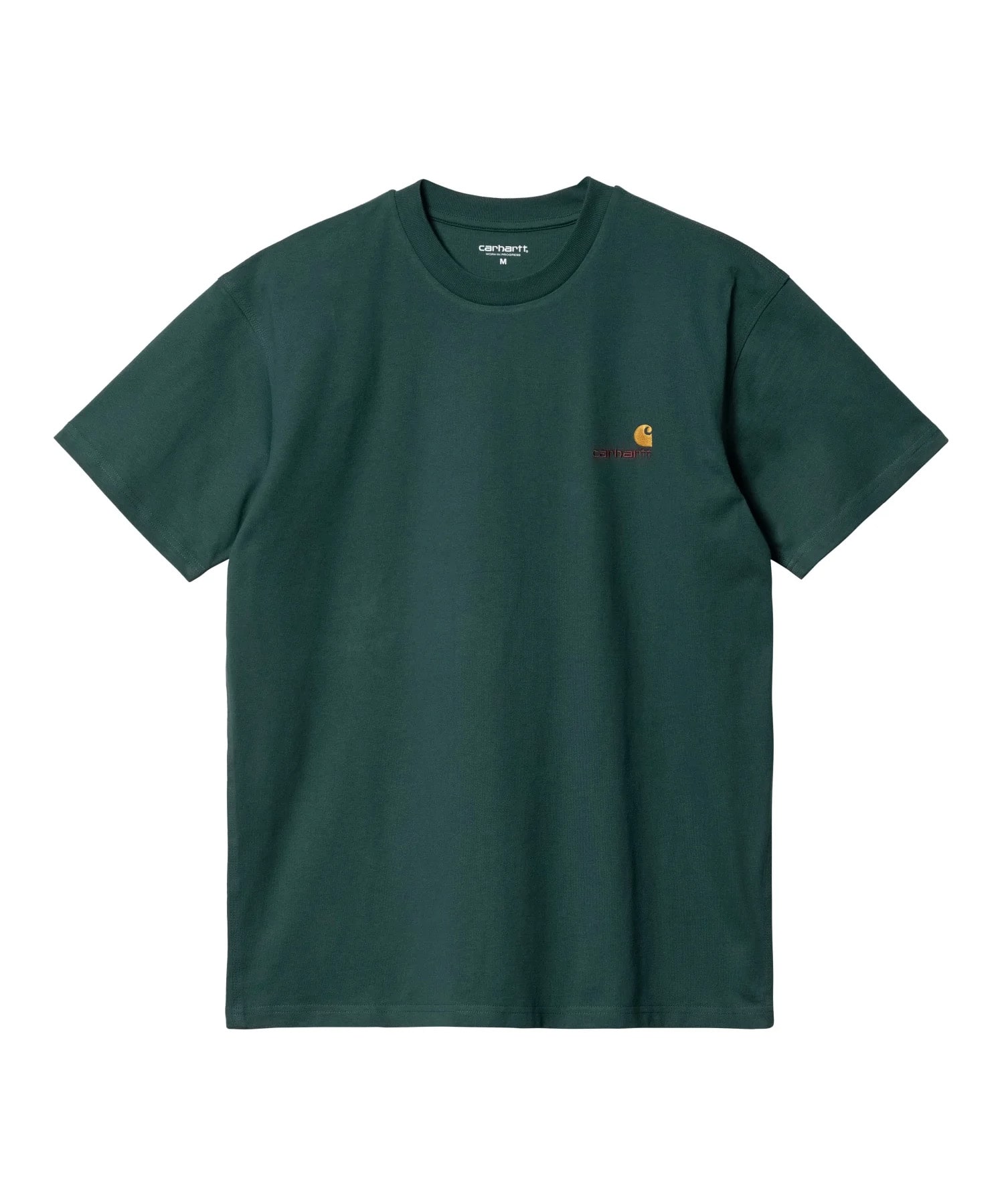 Carhartt WIP カーハートダブリューアイピー S/S AMERICAN SCRIPT T-SHIRT I029956 GRN Lサイズ  メンズ 半袖 Tシャツ JJ1 E27【送料無料 北海道/沖縄/離島を除く】