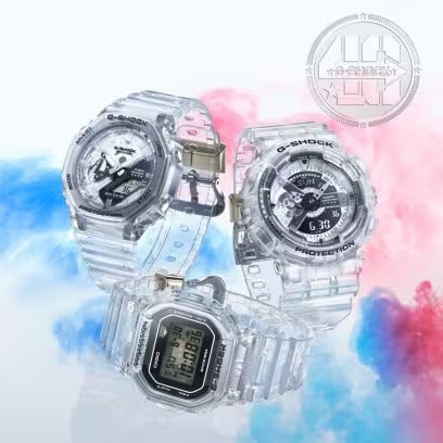 【40周年限定モデル】カシオ CASIO G-SHOCK GSHOCK ジーショック G-SHOCK 40th Anniversary CLEAR  REMIX ANALOG-DIGITAL 110SERIES GA-114RX-7AJR 耐衝撃構造 耐磁時計（JIS1種） 20気圧防水 腕時計  