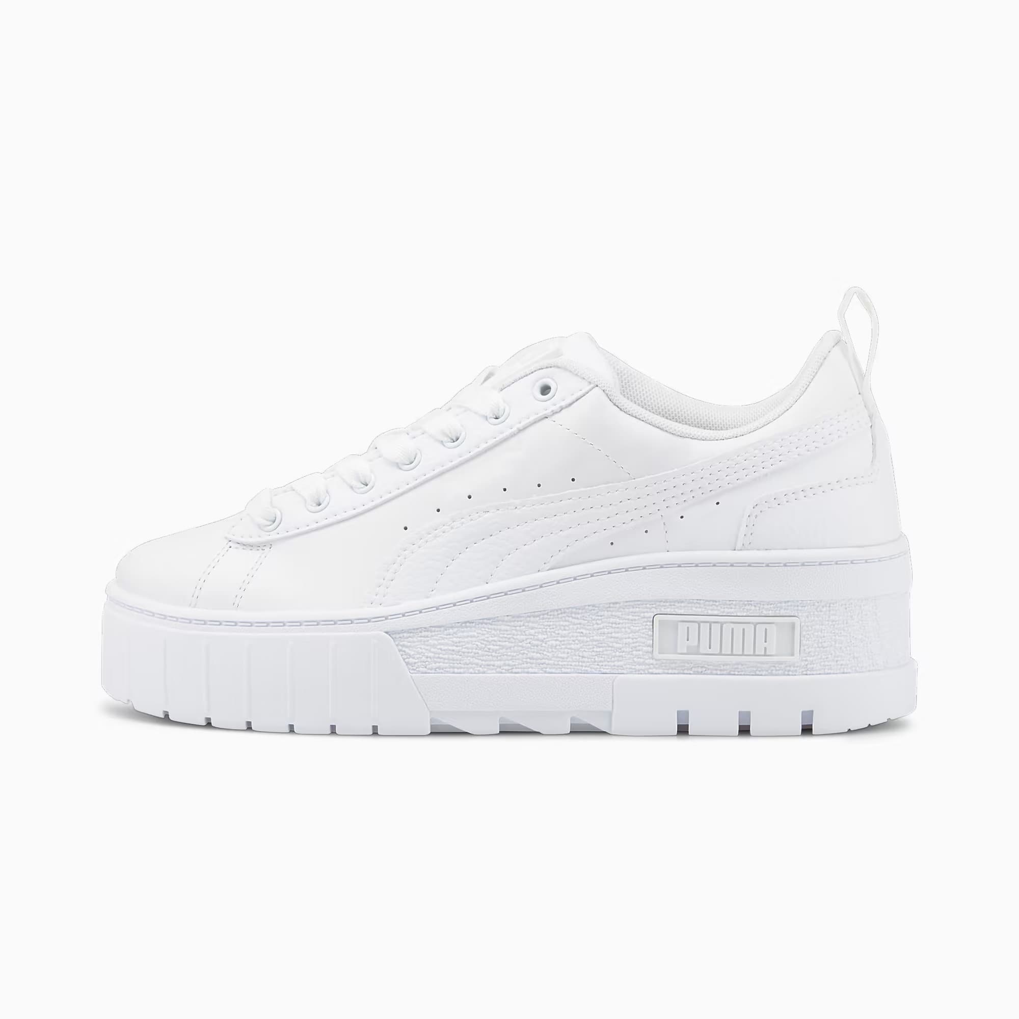 【PUMA】 Mayze Wedge Wns  Puma white プーマ ウィメンズ メイズ ウェッジ  386273 04 スニーカー  シューズ 25.0cm 4065449923583 KX3  【送料無料 北海道/沖縄/離島を除く】 25.0cm