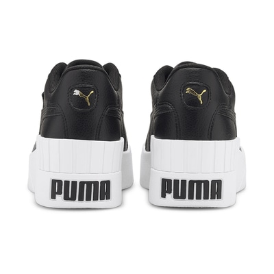 PUMA プーマ カリウェッジ ウィメンズ CALI WEDGE WNS LX1 373438 02  レディーススニーカー【送料無料　北海道/沖縄/離島を除く】 Puma black-Puma white 24.0ｃｍ