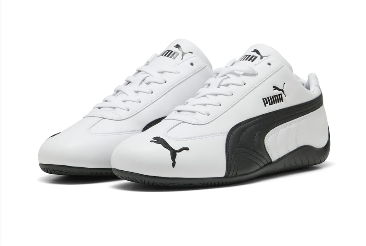 PUMA プーマ SPEEDCAT LTH スピードキャット レザー 40160302  PUMA White－PUMA Black レディースメンズ スニーカー 24.5cm【送料無料　北海道/沖縄/離島を除く】 02 24.5cm