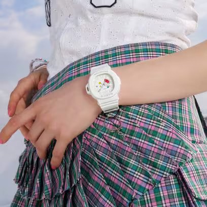 カシオ CASIO BABY-G BABYG ベビージー PLAYFUL HEARTS SERIES BGA-10 Series BGA-10-7AJF WHITE 耐衝撃構造（ショックレジスト） 10気圧防水  腕時計 国内正規品 【送料無料 北海道/沖縄/離島を除く】 7AJF FREE