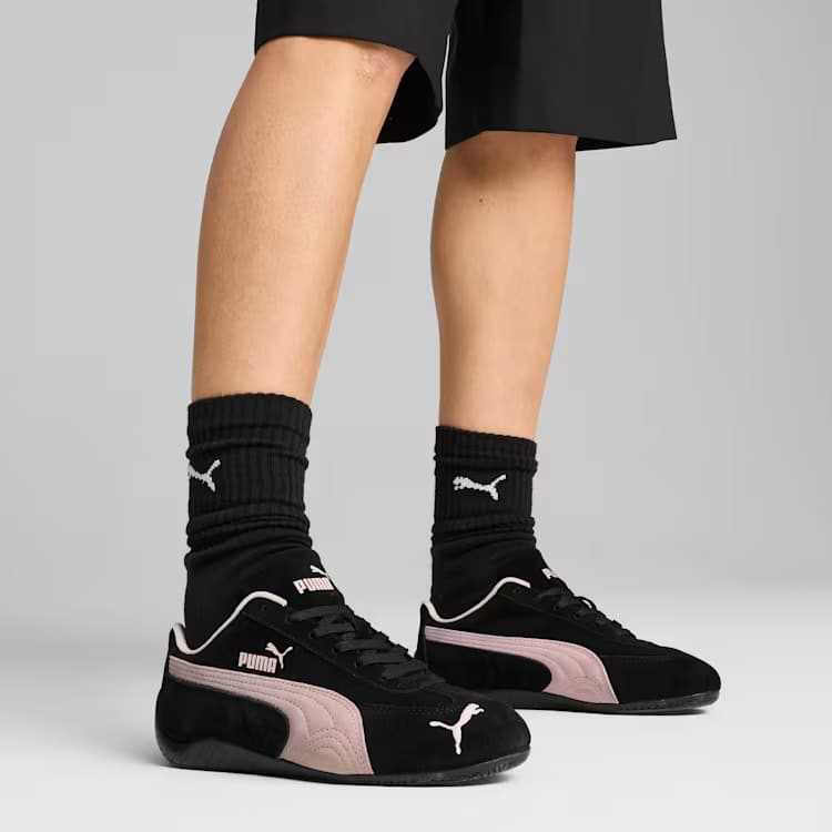 PUMA SPEEDCAT OG プーマ スピードキャット ウィメンズ スニーカー シューズ  PUMA Black-Mauve Mist 24.5cm 398846_09 MX3 4067982462741 【送料無料 北海道/沖縄/離島を除く】 PUMA Black-Mauve Mist 24.5cm