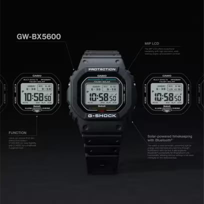 【再入荷】 CASIO G-SHOCK GSHOCK ジーショック DIGITAL 5600Series GW-BX5600-1JF モバイルリンク/アプリ連携機能 腕時計 国内正規品 4549526415449 【送料無料 北海道/沖縄/離島を除く】 1JF FREE
