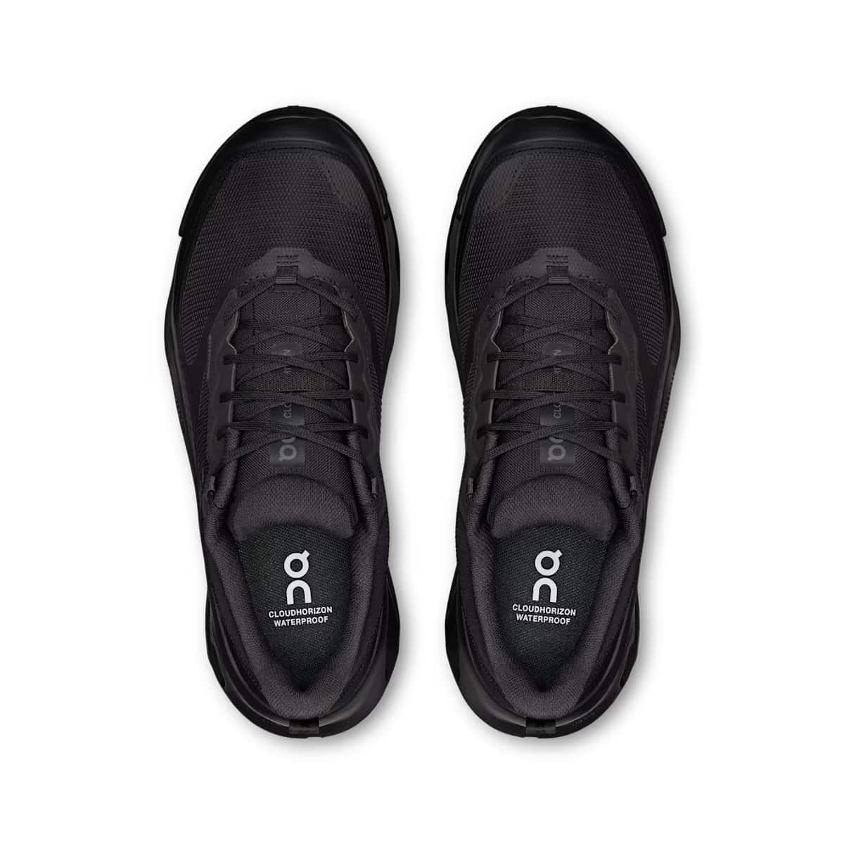 【NEW】 On オン  Cloudhorizon 2 Waterproof Black/Black 厚底 22.5cm～24.0㎝  スニーカー レディース トレイルラン 厚底 7615537623528【送料無料 北海道/沖縄/離島を除く】 Black/Black 22.5cm