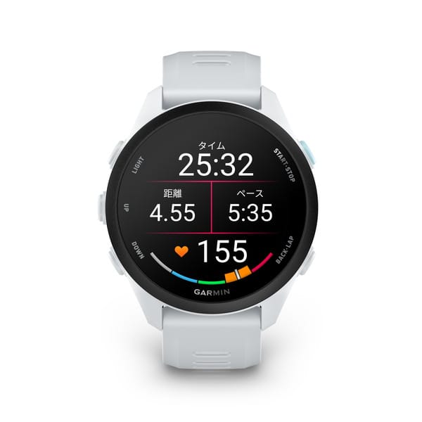 ガーミン GARMIN Forerunner 70（フォアランナー70） Whitestone（ホワイトストーン） 43mm AMOLED（有機EL） 軽量 ランニングGPSウォッチ 010-04307-31 0753759375690 腕時計 正規品 【送料無料 北海道/沖縄/離島を除く】 Whitestone FREE