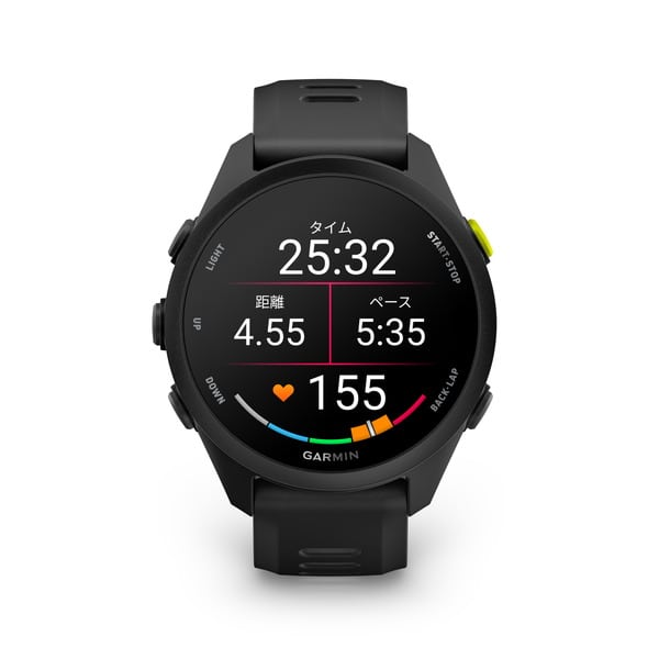 ガーミン GARMIN Forerunner 70（フォアランナー70） Balck（ブラック） 43mm シリコンバンド AMOLED（有機EL） 軽量 ランニングGPSウォッチ 010-04307-30 0753759375683 腕時計 正規品 【送料無料 北海道/沖縄/離島を除く】 Black FREE