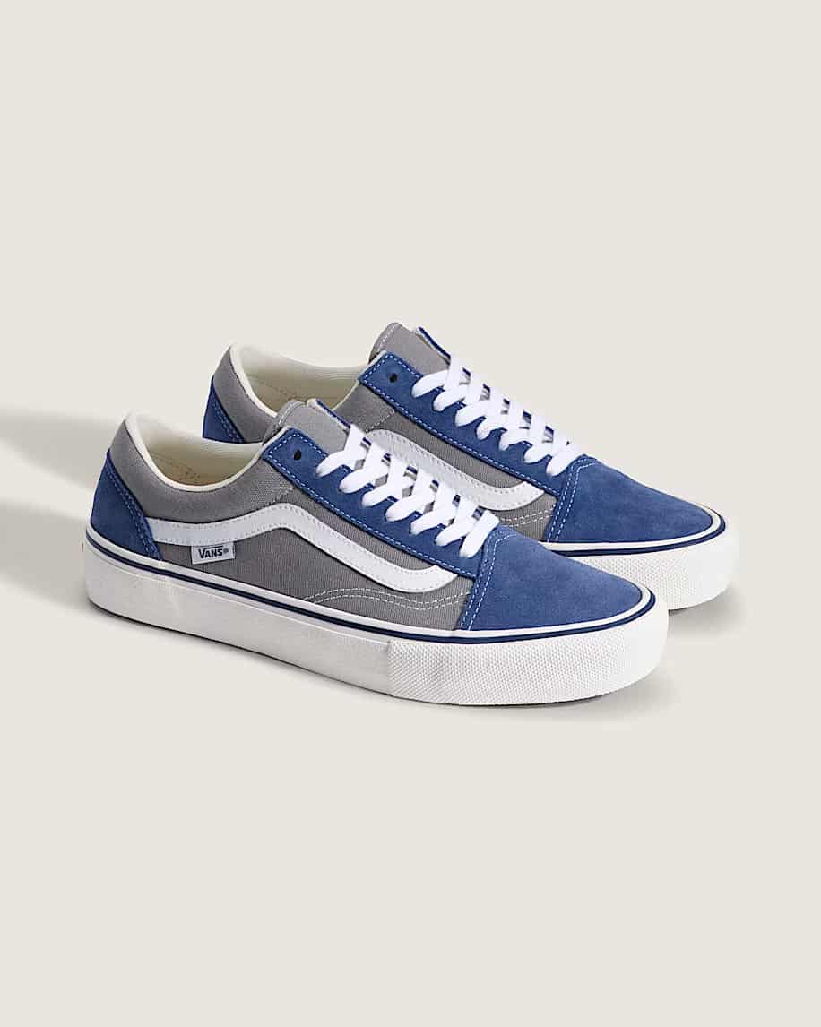 VANS SKATE Old Skool BLUE/GREY VN000EDNY24 バンズ スケートオールドスクール  27.0㎝ スニーカー メンズ シューズ 0198266485416【送料無料 北海道/沖縄/離島を除く】 BLUE/GREY 27.0cm