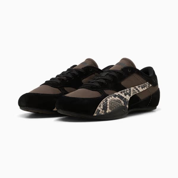 プーマ ベラ ミナ スネーク ウィメンズ  PUMA BELLA MINA SNAKE WNS Matte bronze-Puma black 23.0㎝～25.0㎝ 408055_01 4070032773674 【送料無料 北海道/沖縄/離島を除く】 Matte bronze-Puma black 23.0㎝
