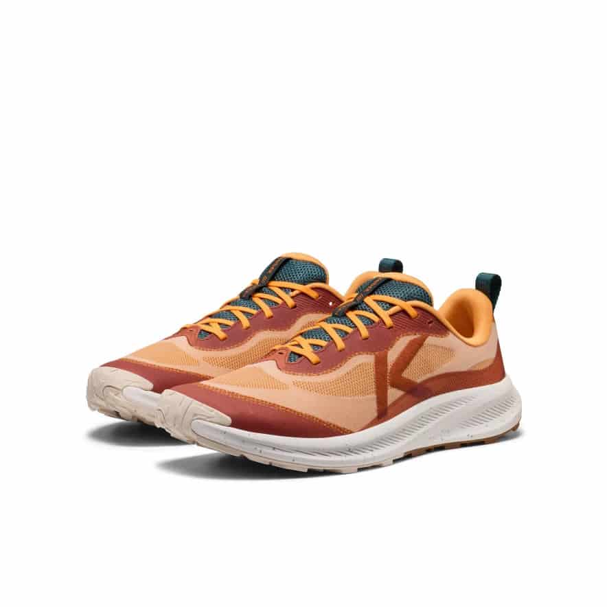 キ－ン メンズ ワンダー スニーカー KEEN WANDER MEN FOSSIL ORANGE/CARROT CURL 26.0cm～28.0cm 1033148 0199289200918 【送料無料 北海道/沖縄/離島を除く】 FOSSIL ORANGE/CARROT CURL 26.0cm