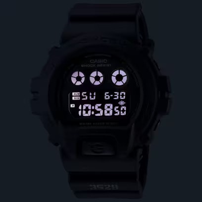 カシオ CASIO G-SHOCK GSHOCK ジーショック DIGITAL 6900Series DW-6900UMS-1JF  耐衝撃構造（ショックレジスト） 20気圧防水 MAT BLACK RED EYE（マットブラック レッドアイ） 国内正規品 【送料無料  北海道/沖縄/離島除く】