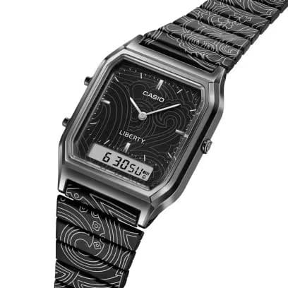 【NEW】 カシオ リバティコラボレーションモデル CASIO CLASSIC AQ-230EBLT-1AJR 腕時計 正規品 【送料無料 北海道/沖縄/離島を除く】 1AJR FREE