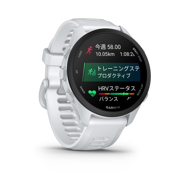 ガーミン GARMIN Forerunner 70（フォアランナー70） Whitestone（ホワイトストーン） 43mm AMOLED（有機EL） 軽量 ランニングGPSウォッチ 010-04307-31 0753759375690 腕時計 正規品 【送料無料 北海道/沖縄/離島を除く】 Whitestone FREE