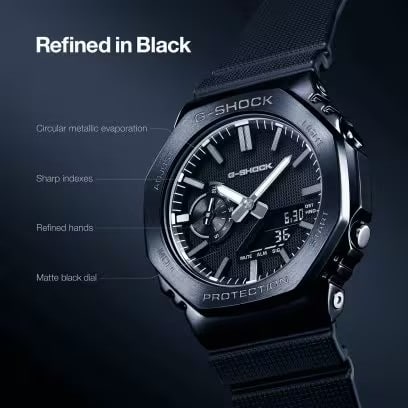 カシオ ジーショック CASIO G-SHOCK GSHOCK LUXE BLACK ANALOG-DIGITAL 2100Series GM-2100LXB-1AJF メンズ レディース 4549526426902 腕時計 国内正規品   【送料無料 北海道/沖縄/離島除く】 1AJF FREE